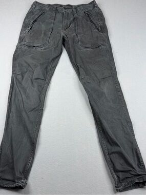 Abercrombie Fitch Cargo Jogger Pants Mens 32x32 Gray Utility Techwear